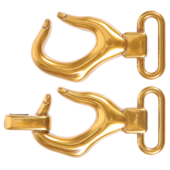 unbranded Metal Coat Toggle Buckle Metal Dress Closure Buckle Delicate Coat Toggle Button Buckle