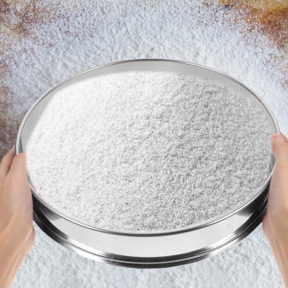 Phenofice Silver Metal Herbal Extractor with Super Fine Holes for Hashing Use About 30cm 11 8inch Diameter