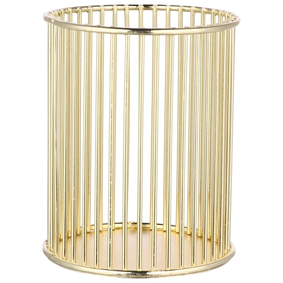unbranded  Metal Iron Pen Holder Markers Storage Shelving Stationery Golden
