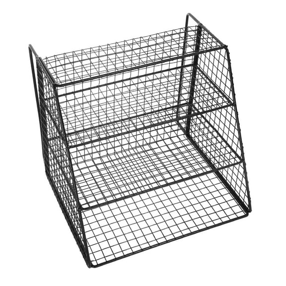 unbranded Tea Bag Organizer Tea Bag Storage Holder 3 Compartments Wooden Rotating Tea Bag For Kitchen Counter Cabinet Tea Bags Storage