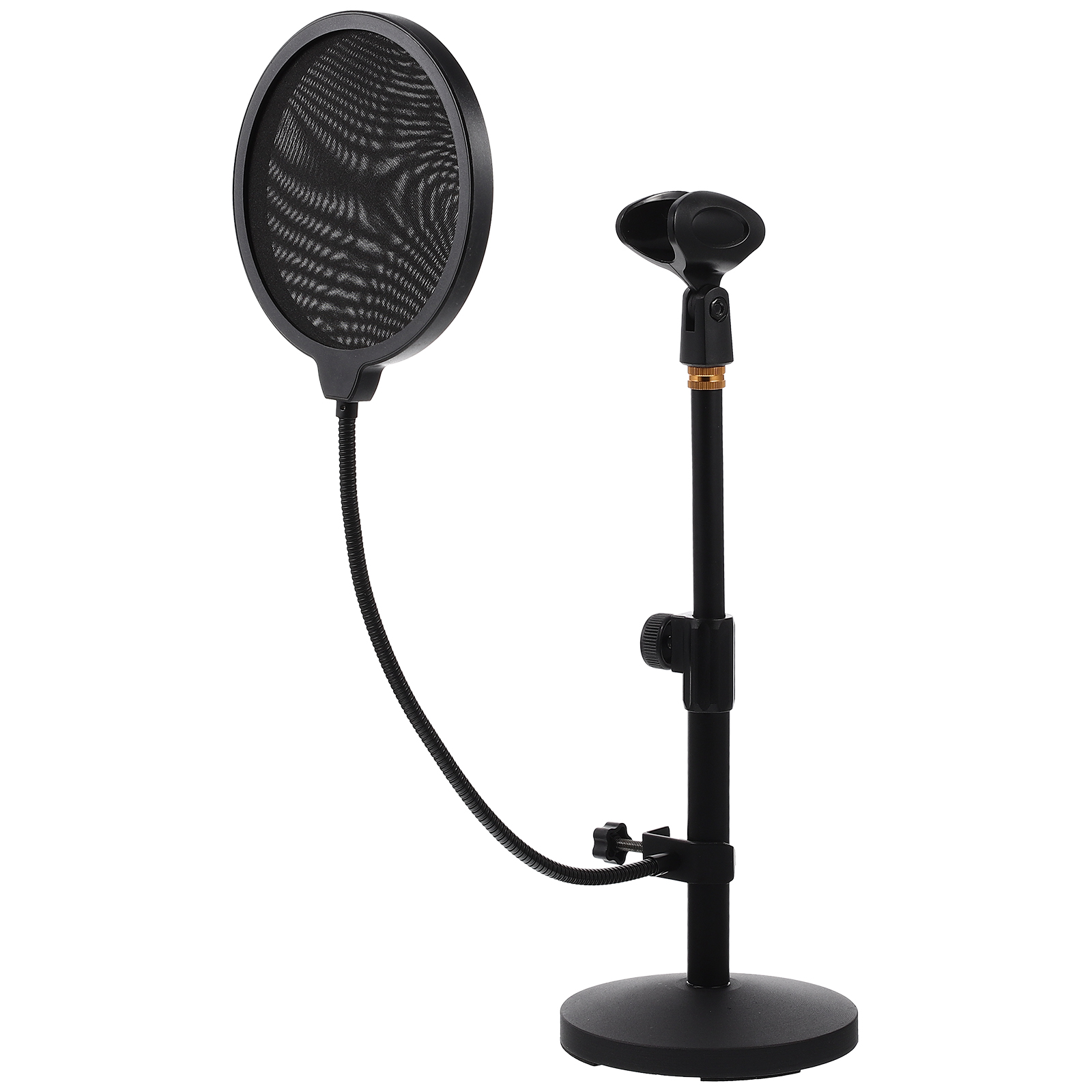 Durable Desktop Microphone Stand with Adjustable Height and Stable Base ...