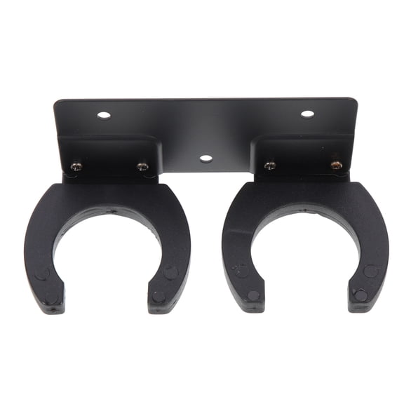 unbranded  Mic Wall Hook Wall-mounted Stand Microphones Karaoke Headset Black