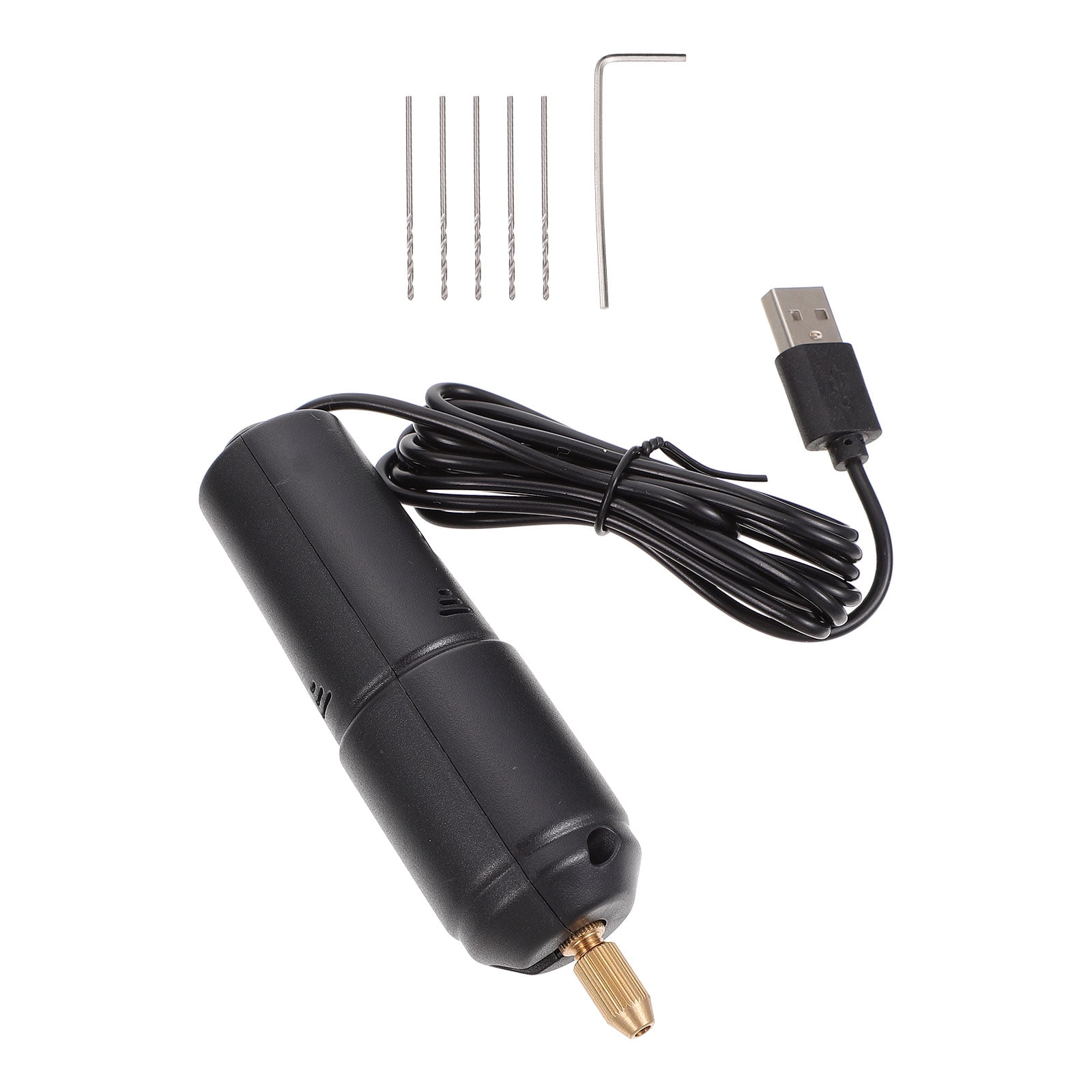unbranded Mini Electric Drill Screwdriver Pin Powered Rotary Tool Drills Black