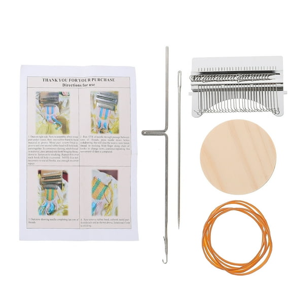 Toddmomy Weaving Natural Wood 1 Set 7.5X4.9In