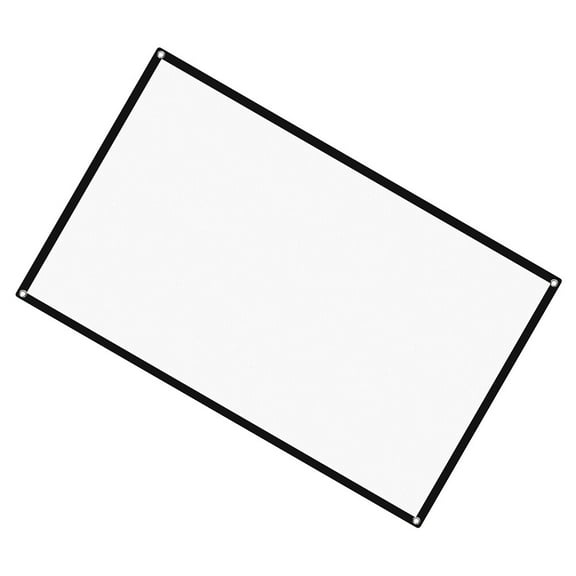 unbranded Mini Projector Screen Projection Screen Office 133X75X0.2CM White