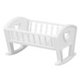 thumbnail image 1 of Doll House Miniature Crib Model Doll House Furniture Crib Doll House Decoration, 1 of 9