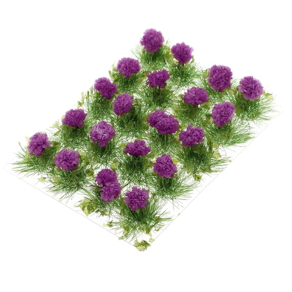 unbranded Miniature Landscaping Fake Flowers Artificial Flower DIY Materials 8X6CM Purple