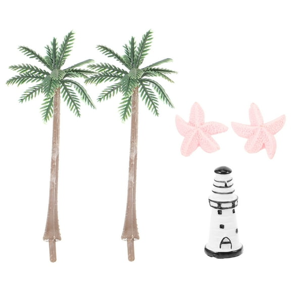 unbranded  Miniature Lighthouse Figurines Beach Theme Micro Landscape Seaside