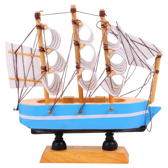 unbranded Model Pirate Ship Cake Decorating Tabletop Sailboat Ornament Home