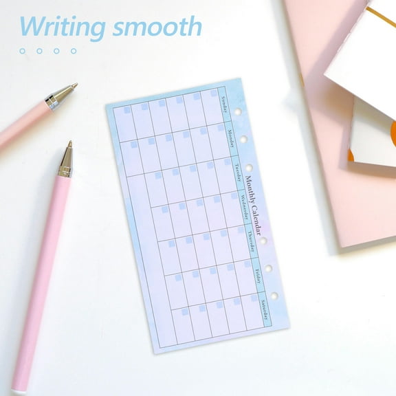 unbranded Monthly Budget Sheets Planner 14 Sheets Refill For 6 Ring Binder Stylish And Functional Design