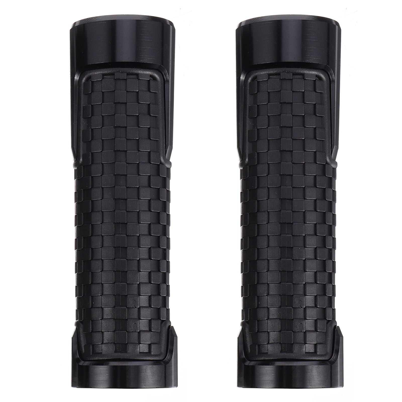 unbranded Motorcycle Bar End Bike Handle Grips Handlebar Mirror Mount Clamp Black