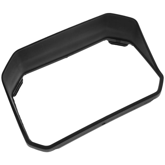 unbranded  Motorcycle Gauge Sun Visor Protector Cover for Instrument Dash Speedometer Glare Shield Black