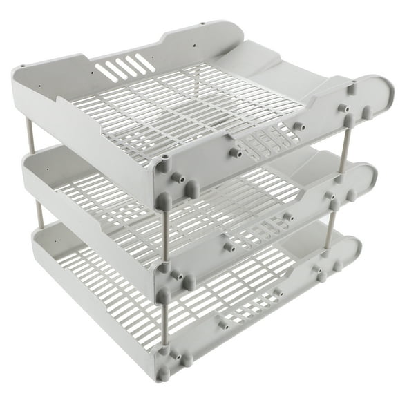 unbranded Multi-layer Paper Tray Office Paper Letter Tray Vertical Paper Tray Desk File Organizer Document Holder