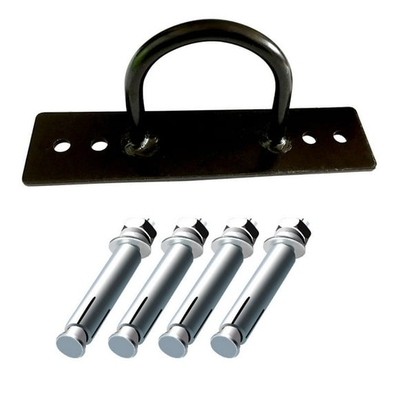 WEUVEB Sandbag Hanger Hook Wall Mount Bracket Iron 1 Set Black