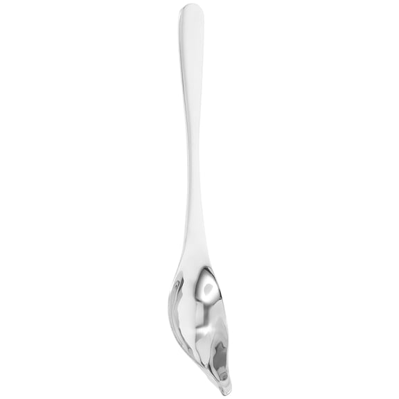 FONDOTIN Chocolate Drizzle Spoon Silver 304 Stainless Steel for Elegant Presentation