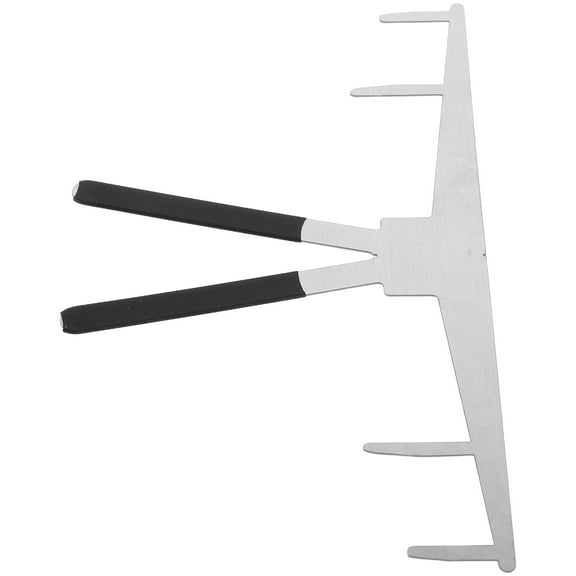 unbranded Multifunctional Tools Eyebrow Ruler 14.00X8.20X0.10CM Silver