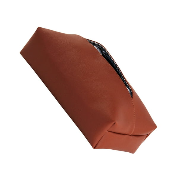 FELTECHELECTR Tissue Box Holder Rectangular PU Leather Tissue Home Use 1Pcs