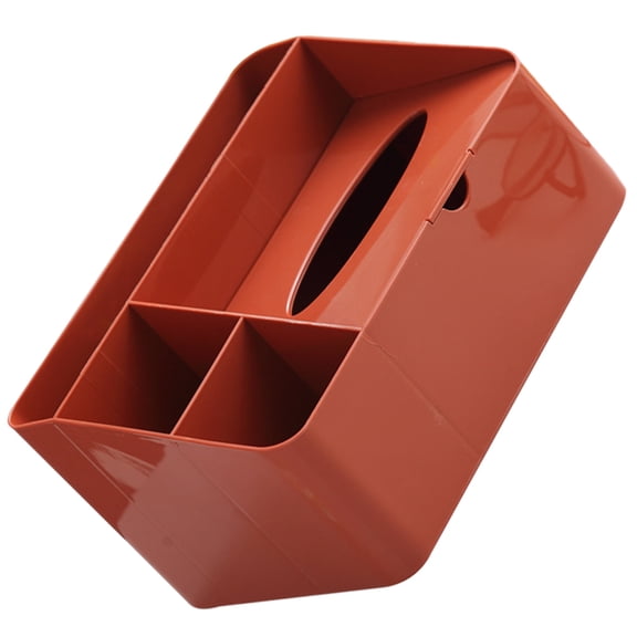 unbranded Napkin Storage Container Tissue Holder Desktop Boxes Dispenser Paper Red