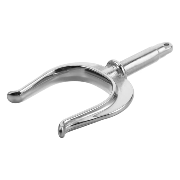 unbranded  Oar Locks Kayak Accessories Children's Rope Ring Bracket Safety Cleats Silver