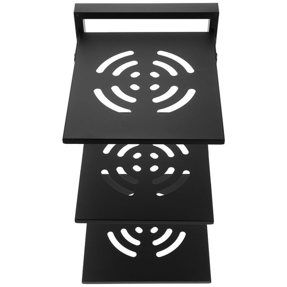 OFFIGAM Under Cabinet Black Pan Organizer for Kitchen Storage and Organization