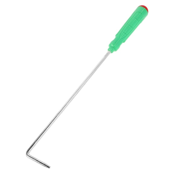 LITINKIMI Oven Rack Puller Iron Plastic Handling Fire Pits 1Pcs 12.7x1.7x0.7In