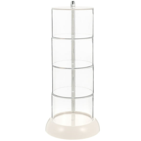 unbranded Pad Multi-layer Storage Box Cosmetic Sponge Holder Miss Travel 10.8X8X24CM White