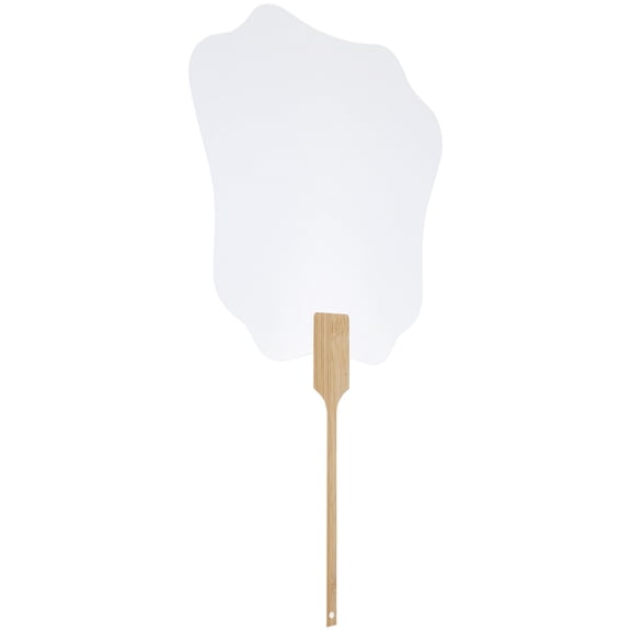 unbranded Painting Blank Fans Wedding Program Portable USB Hand Transparent