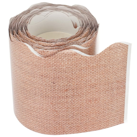 WHAMVOX 2 Rolls Fall Border for Bulletin Board with Fan Shaped Edge in Coated Paper for Classroom Use