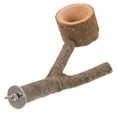 thumbnail image 1 of HOMEMAXS Wooden Bird Perch for Playing Provides Comfortable Grip and Excellent Foot Exercise Easy to Clean, 1 of 8
