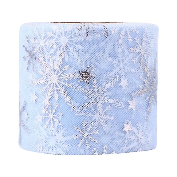 unbranded Party Wrapping Prop Glitter Snowflake Ribbon Lace Christmas Fathers Tree Tulle