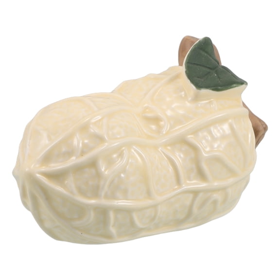 COSMOBETTY Small Succulent Pot Simple Design Ceramic Vase Beige 1Pcs for Plants
