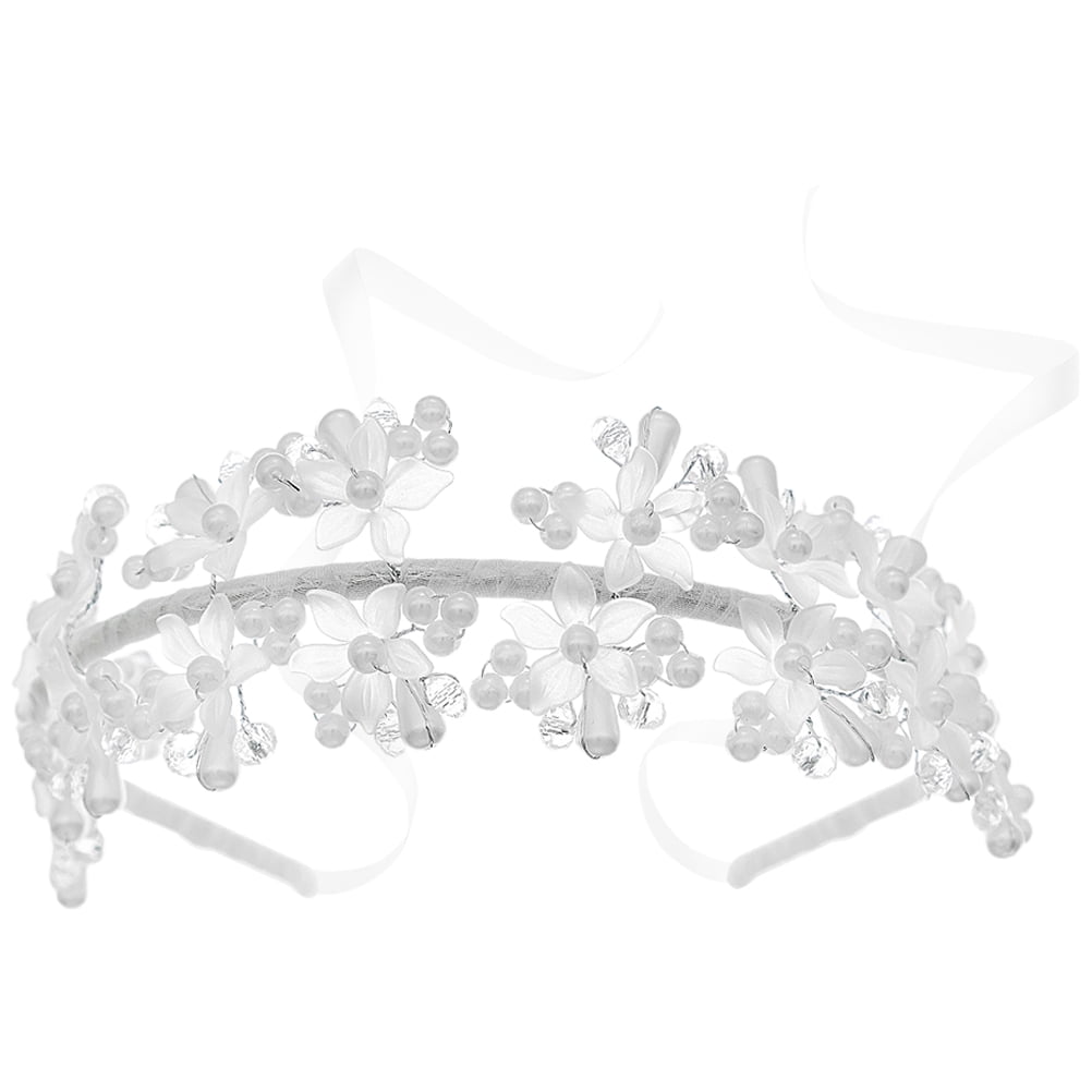 unbranded Pearl Rhinestone Headband Women Headdress Princess  display picture 3