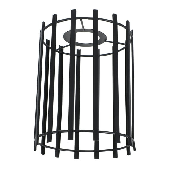 OUNONA Ceiling Pendant String Light and Vintage Lamp Shade 1 Set Industrial Wire Fixture Iron Cage