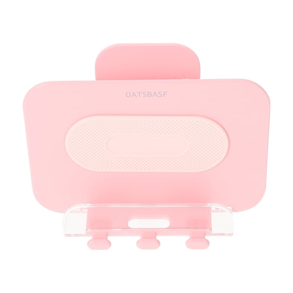 unbranded Phone Grip Wall Mobile Phone Holder Phone Rack for Toilet 11.50X8.50X5.50CM Pink