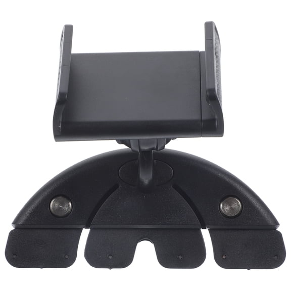 FUEENIRVA Portable Car Stereo Cd Slot Holder Car CD Slot Cellphone Holder Black ABS 1Pack