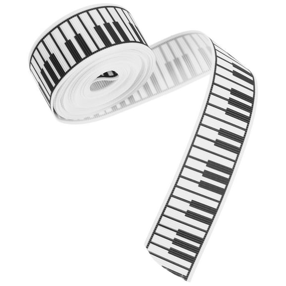 unbranded Piano Ribbon Music Note Satin Ribbon Present Wrapping Bow Making Party Decorations Ribbon Christmas Graduation Valentine'S Day Favors