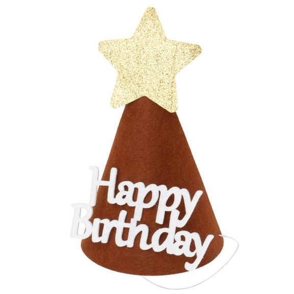 DECORNIJIA Party Decoration Birthday Hat Felt Cloth Photo Props Head Accessory Birthday Party 1 Pc