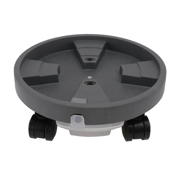 unbranded Flower Pot Tray Round Plant Stand Saucer with Wheels Rack Grey