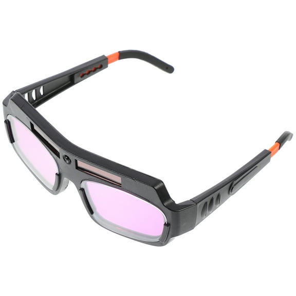 WEUVEB 1Pc Solar Rechargeable Welding Glasses with LCD Lens for Protective Eye Use