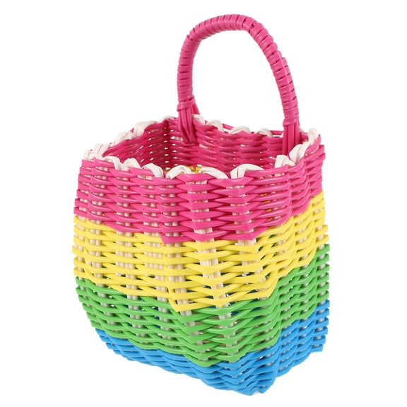 KHBUAB Wall Hanging Basket for Kitchen Storage Organize Vegetables Condiments and Toiletries