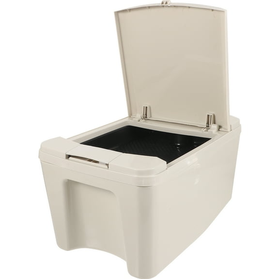 unbranded Plastic Tea Bucket Leaf Waste Bin Garbage with Wheels