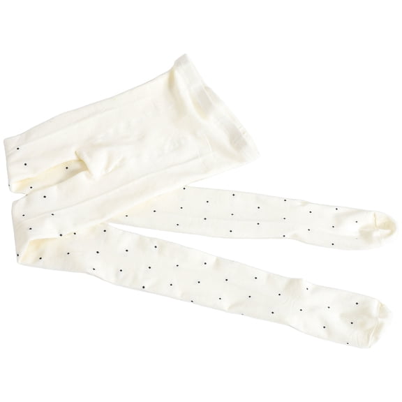 Worgeous White Cotton Pantyhose for Women Comfortable AntiPilling Vintage Fashion with Noslip Crotch 0.3mm