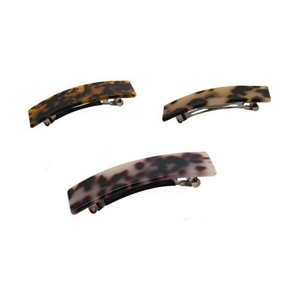 unbranded Ponytail French Barrette Hair Clip Safe Hairpins Women's Bride 9.5*2.5cm Coffee