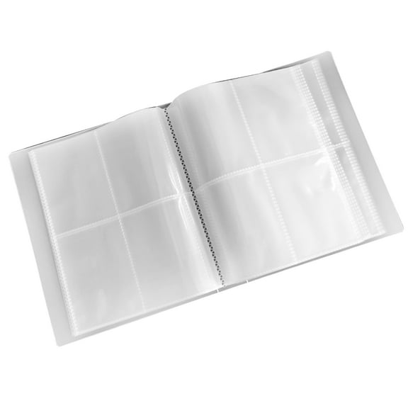 unbranded Postcard Storage Holder Clear Photo Book Travel Album Picture White