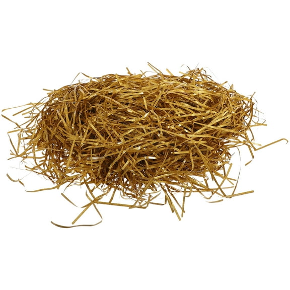 FONDOTIN Golden Shredded Paper Filler for Baskets, Boxes, Party Decorations and Crafts