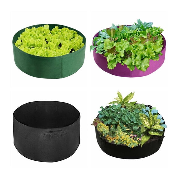 unbranded Pots for Plants Planting Pouch Plant Cultivation Bag Flower Pot Bag Outdoor Planters Planting Bag Round Garden Planter