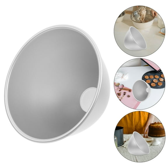 OUNONA Non-Stick Aluminum Alloy Round Cake Mold, Baking Pan for Homemade Cakes, Desserts, Pastries, and More