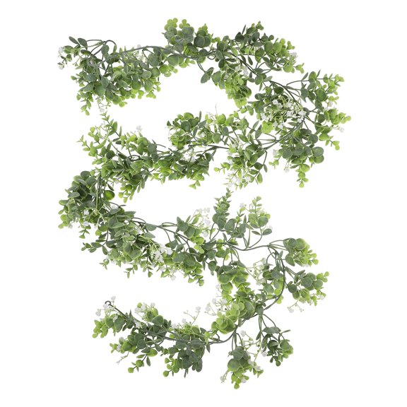 unbranded Rattan Hanging Decor Artificial Rattan Prop Scene Decoration 180x11cm Green