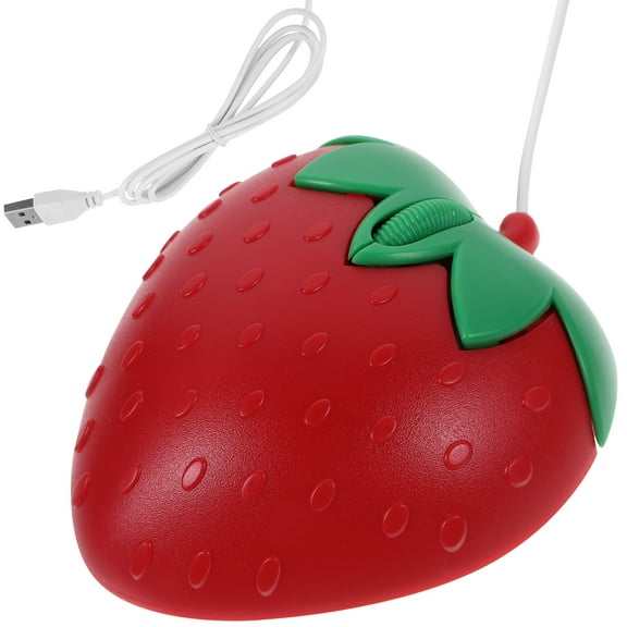 unbranded Rechargeable Wireless Mouse Hamster Pink Strawberry Office