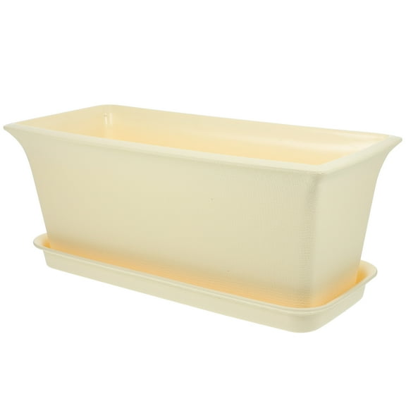 unbranded  Rectangular Flower Pot Rational Structure Planter